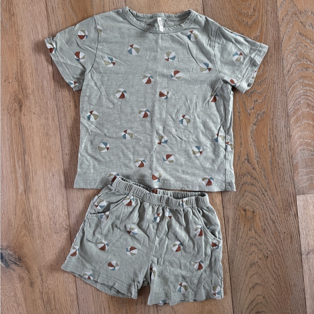 Rylee + Cru Beachball Boys cotton Outfit